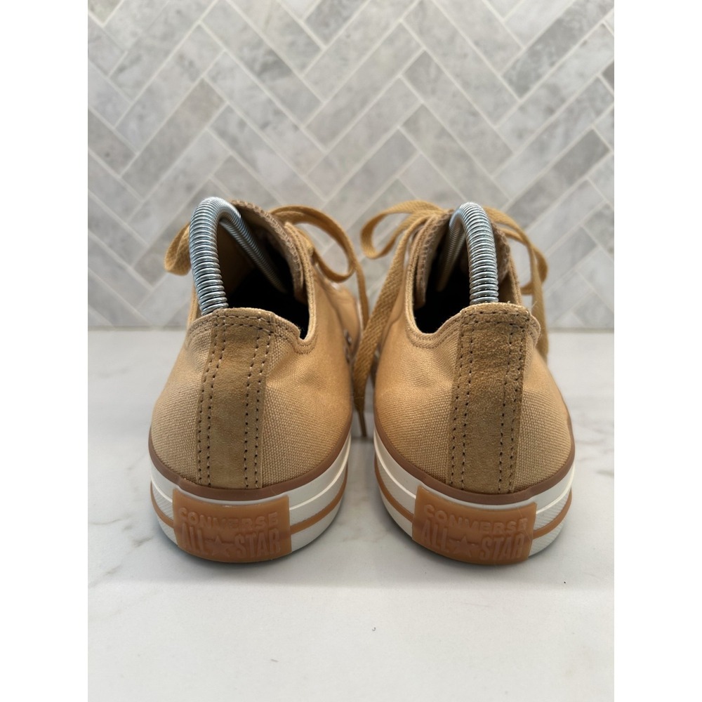 Converse Chuck Taylor All Star Canvas Low Top Sneakers Mens Size 9 Tan Khaki - Picture 3 of 9